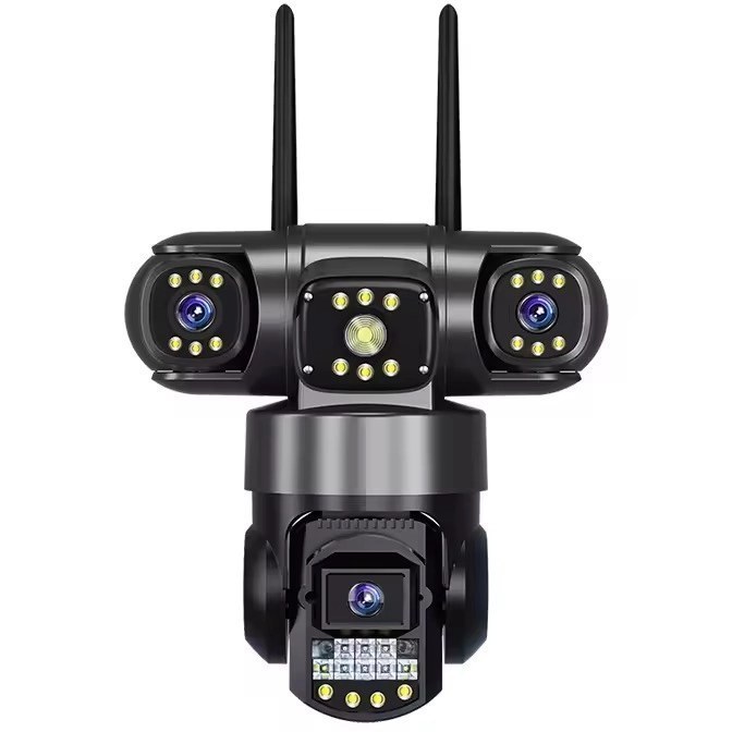 دوربین سیمکارتی ۳ لنز چرخشی V380 Pro بدون نقطه کور