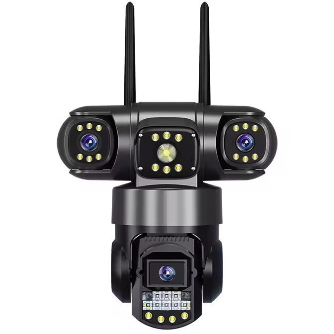 دوربین سیمکارتی ۳ لنز چرخشی V380 Pro بدون نقطه کور